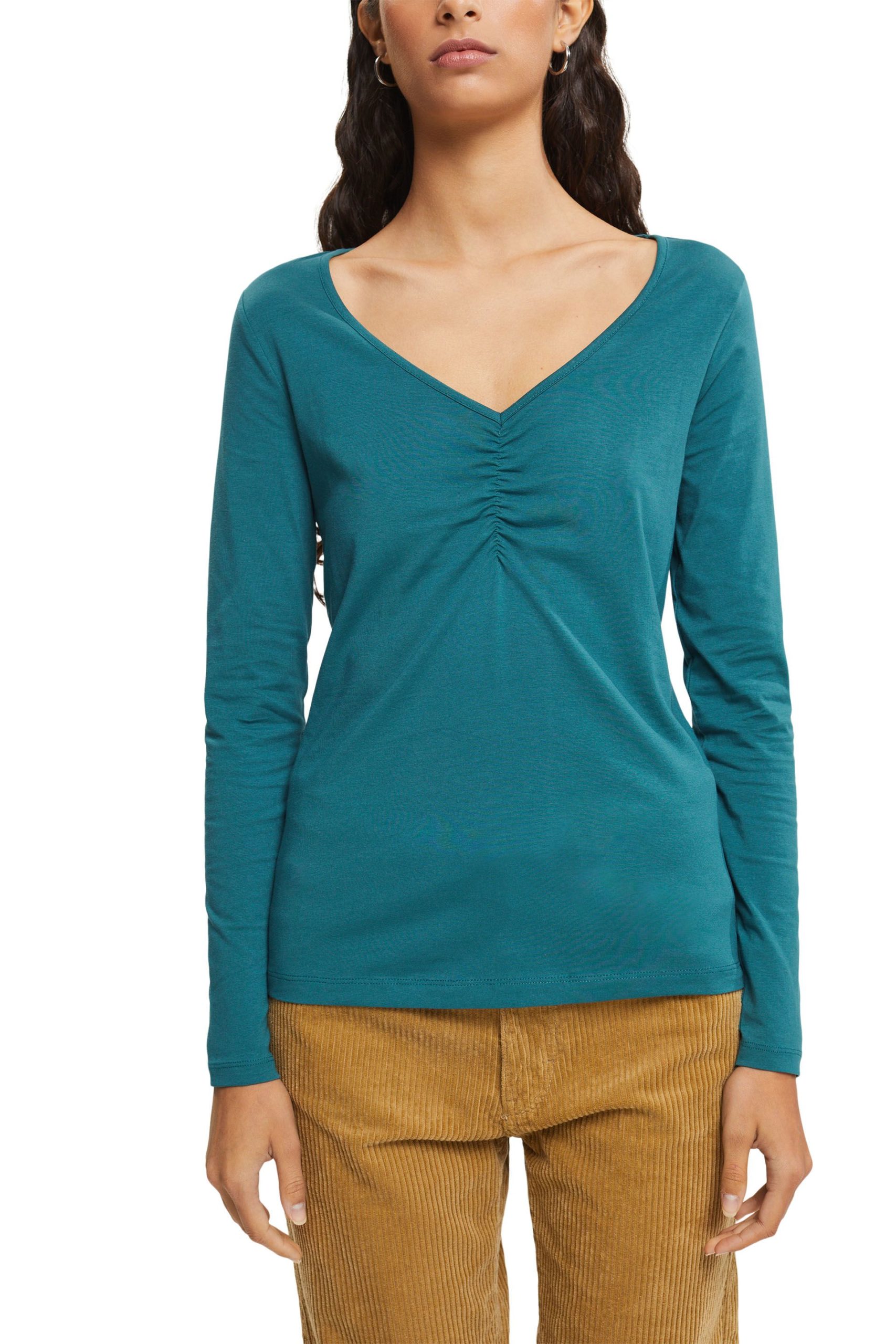 Langarmshirt von Esprit Mode Flach