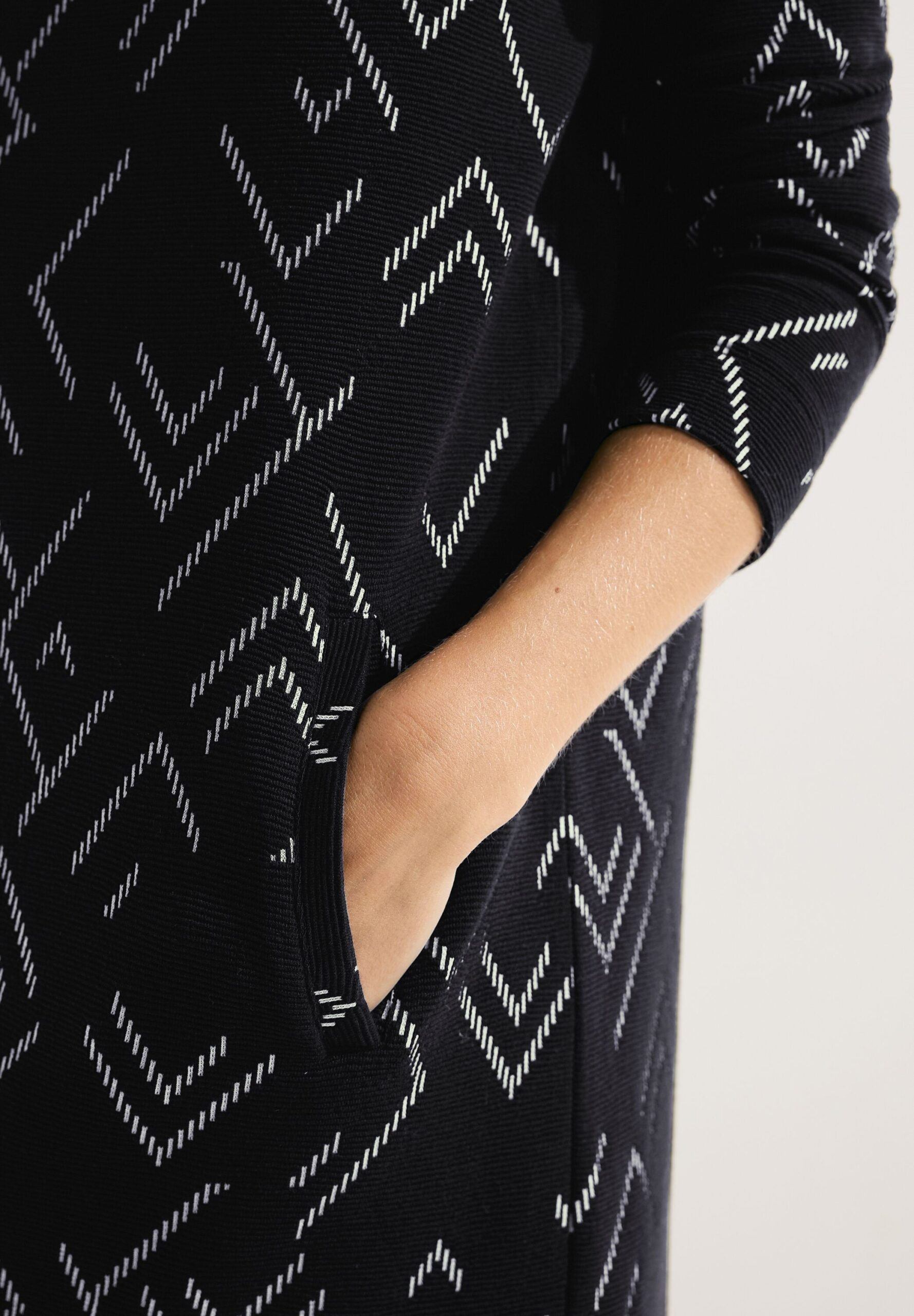 Ottoman Kleid mit Print von Cecil - Mode Flach Onlineshop | Sommerkleider