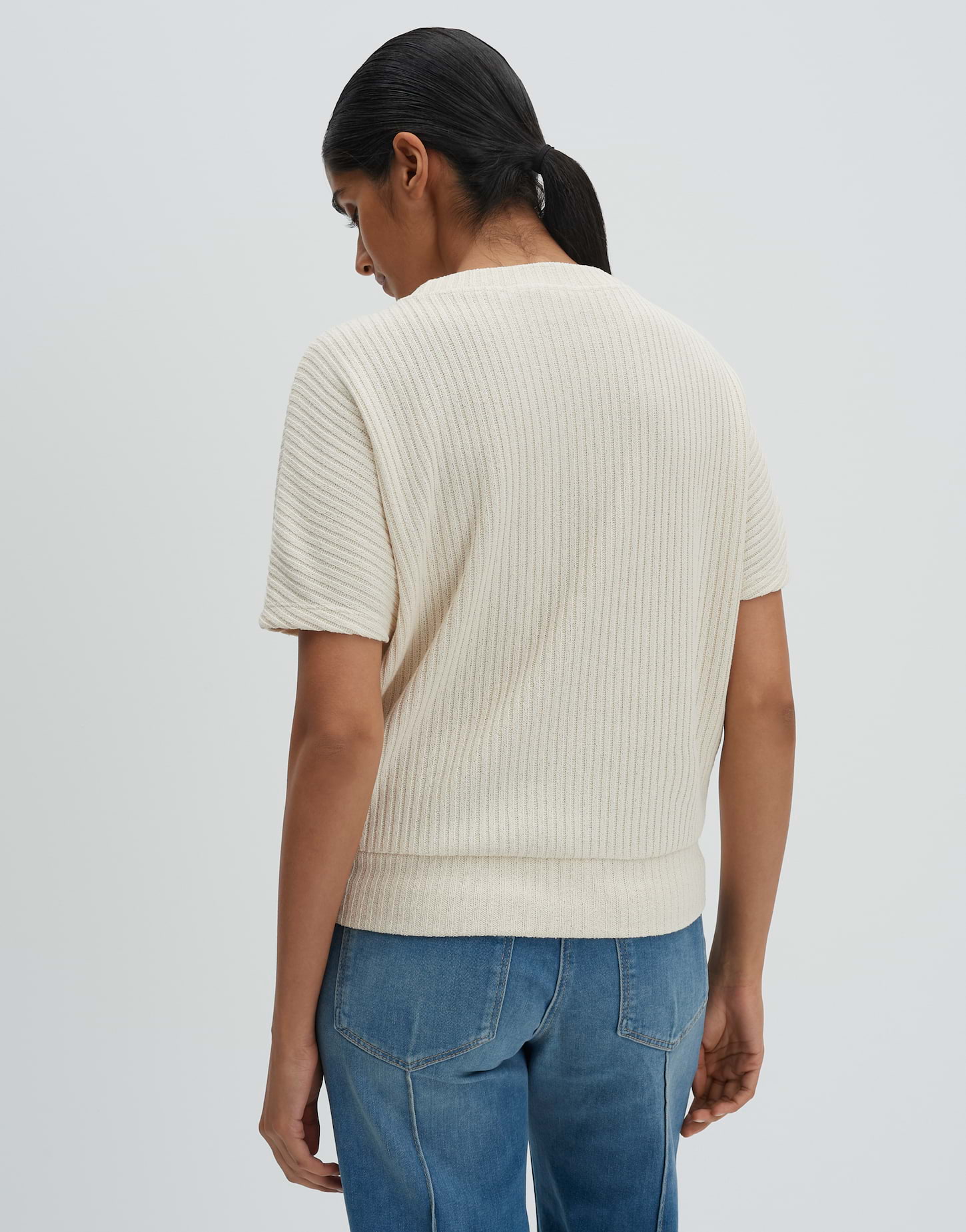 Sweatshirt in breiter Rippenstruktur von Someday