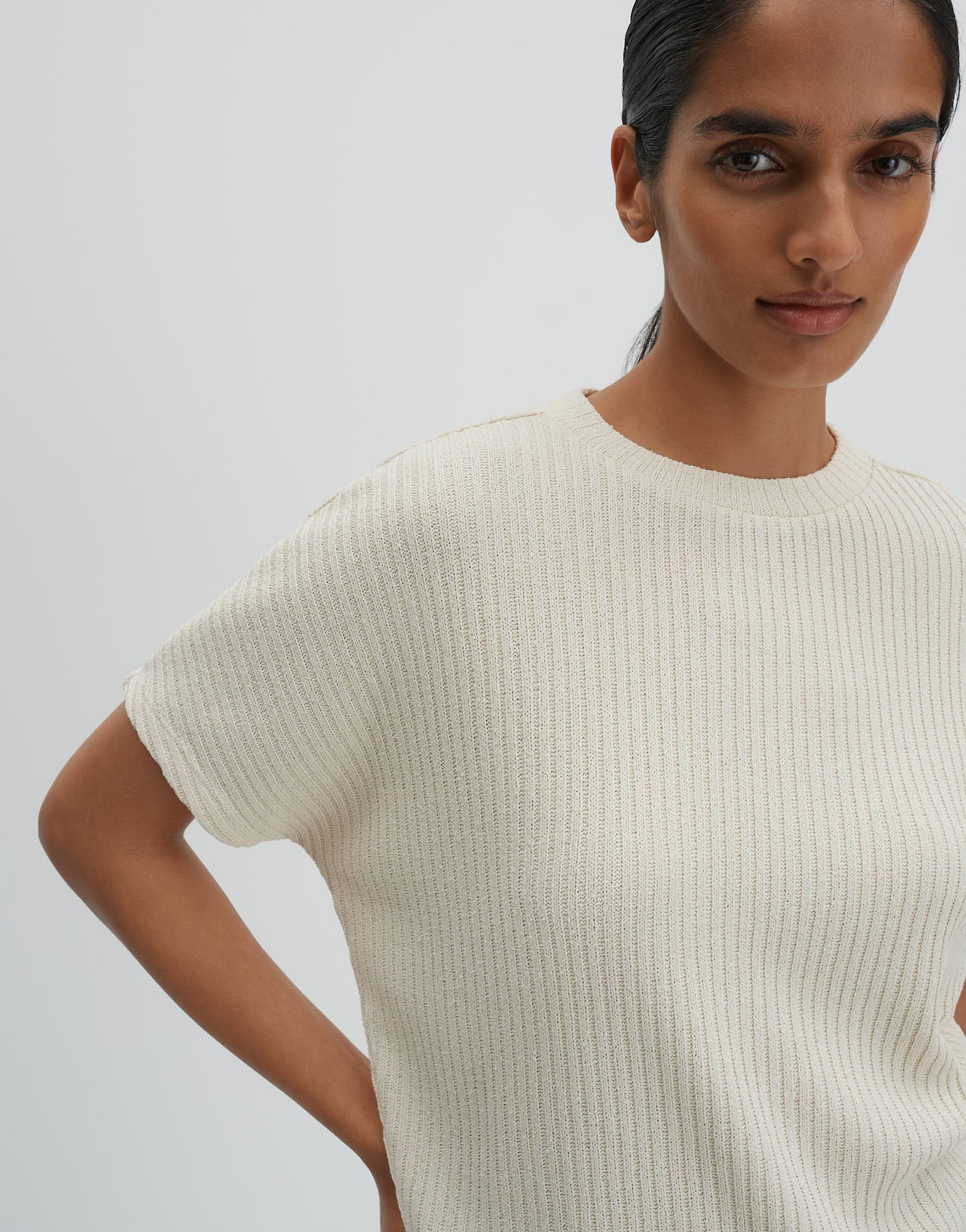 Sweatshirt in breiter Rippenstruktur von Someday