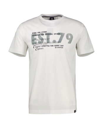 T-Shirt mit Brustprint von Lerros