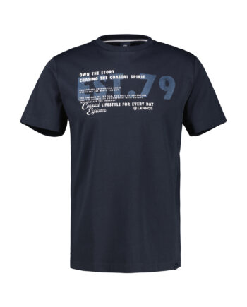 T-Shirt mit Brustprint von Lerros