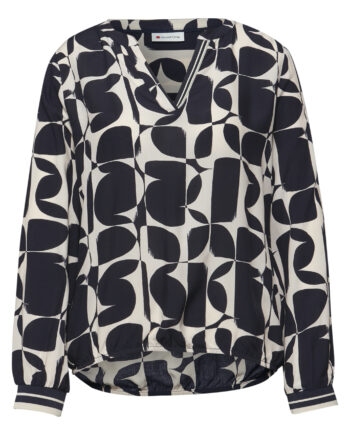 Bluse mit Tapedetails von Street One