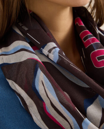 Loop Schal mit Folienprint von Cecil