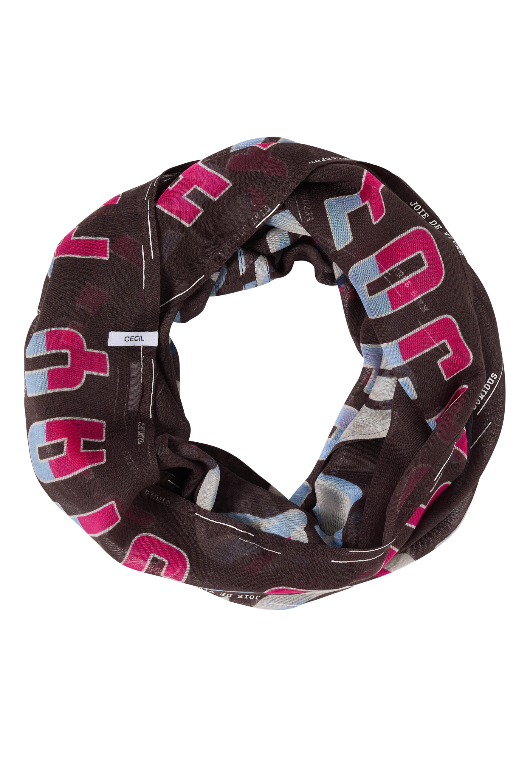 Loop Schal mit Folienprint von Cecil