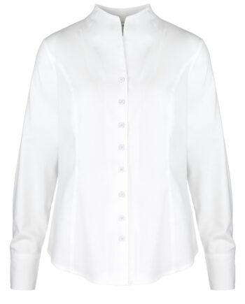 Langarmbluse mit Kelchkragen von Bianca