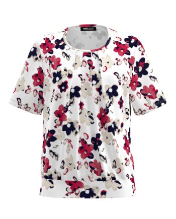 Blusenshirt mit zarter Drapierung von Frank Walder