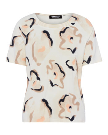 T-Shirt mit Blumenprint-Design von Frank Walder