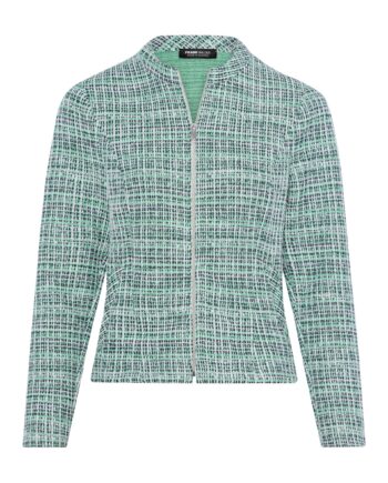 Blazerjacke mit markantem Zipper von Frank Walder