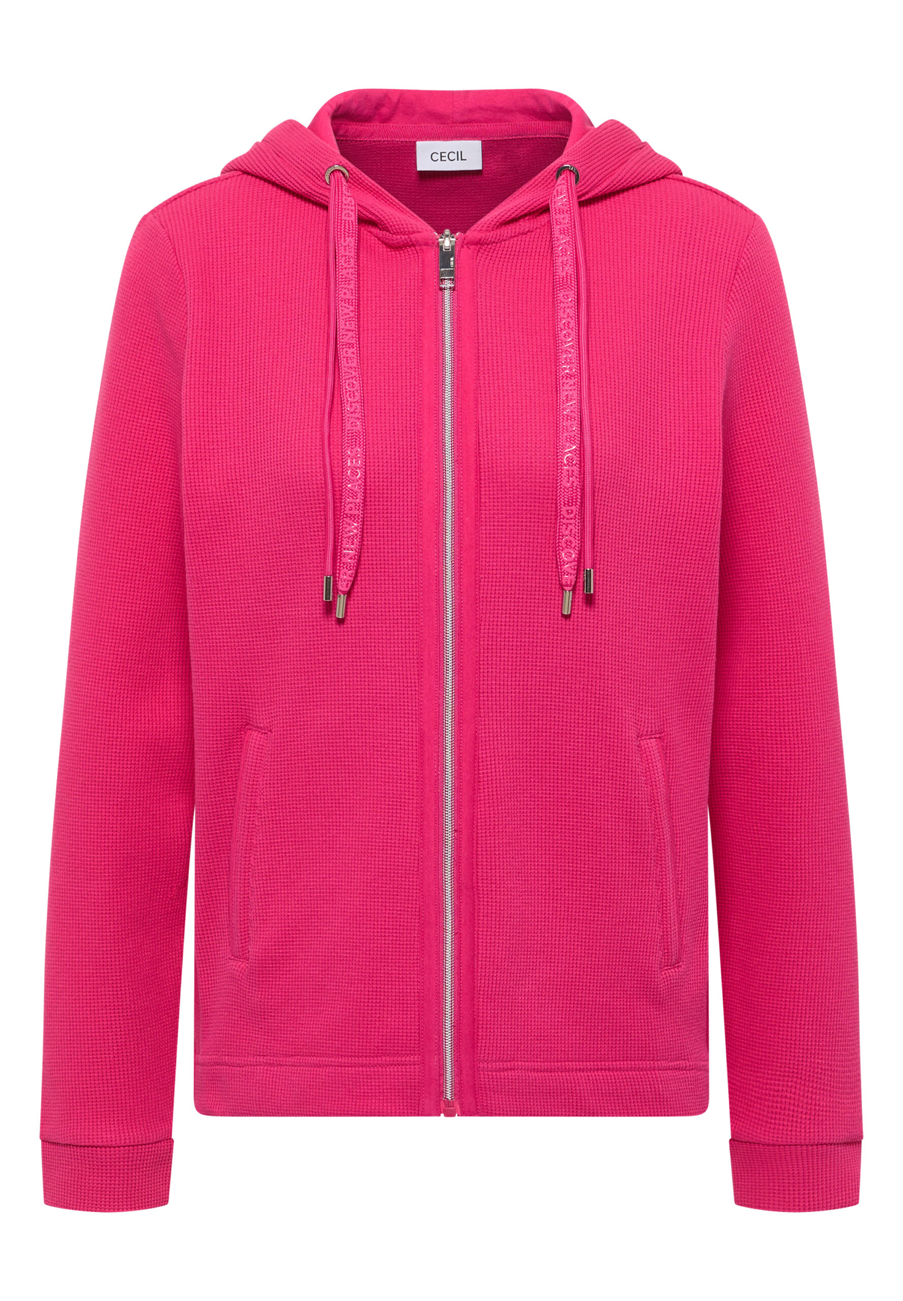 Langarm Jacke mit Kapuze und Taschen von Cecil