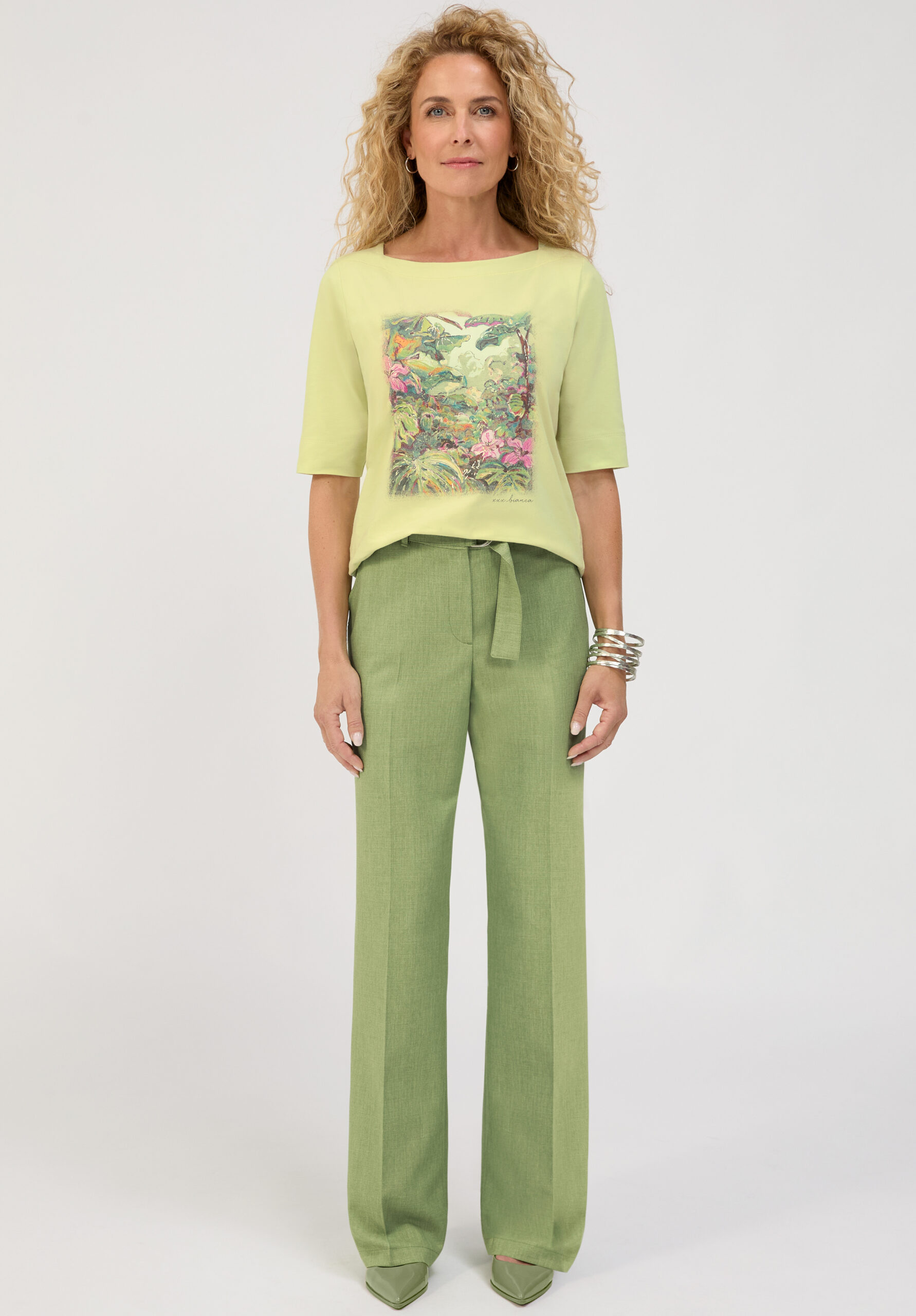 T-Shirt mit Print von Bianca