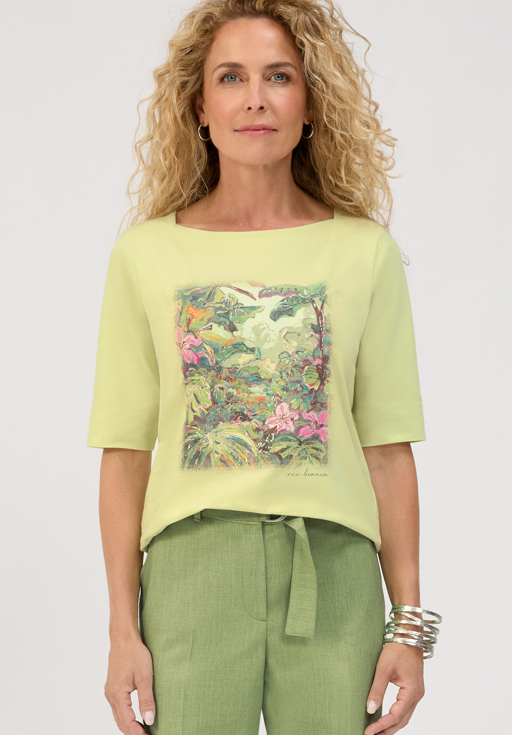 T-Shirt mit Print von Bianca