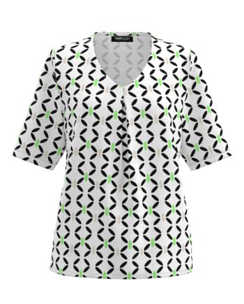 Blusenshirt mit Grafik-Muster von Frank Walder