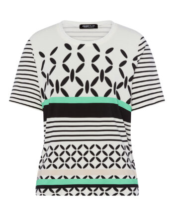 T-Shirt mit grafischem Muster von Frank Walder