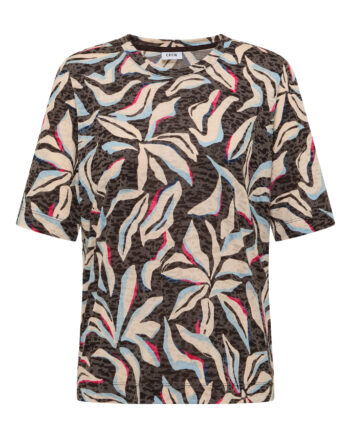 Kurzarm T-Shirt im Ausbrenner-Look von Cecil