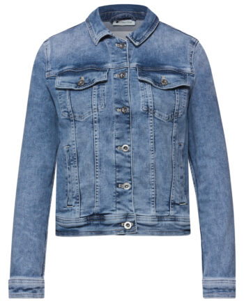 Jeansjacke mit Brusttaschen und Knöpfen von Street One
