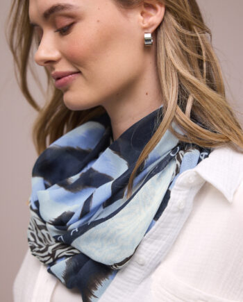 Loop-Schal aus Modal mit Mustermix von Street One