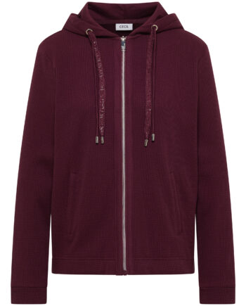 Langarm Jacke mit Kapuze und Taschen von Cecil