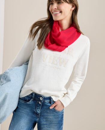 Loop Schal in Unifarbe aus Viskose von Cecil