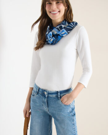 Loop Schal mit grafischem Muster von Cecil