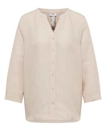 3/4-Arm Bluse aus Leinenmix von Cecil