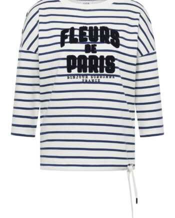 3/4-Arm Shirt mit Wording Artwork von Cecil