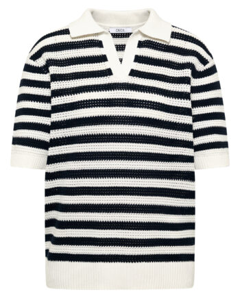 Kurzarm Poloshirt in Mesh-Qualität von Cecil