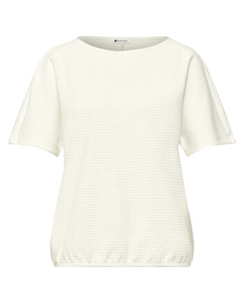 Dropped Shoulder Shirt mit Struktur von Street One