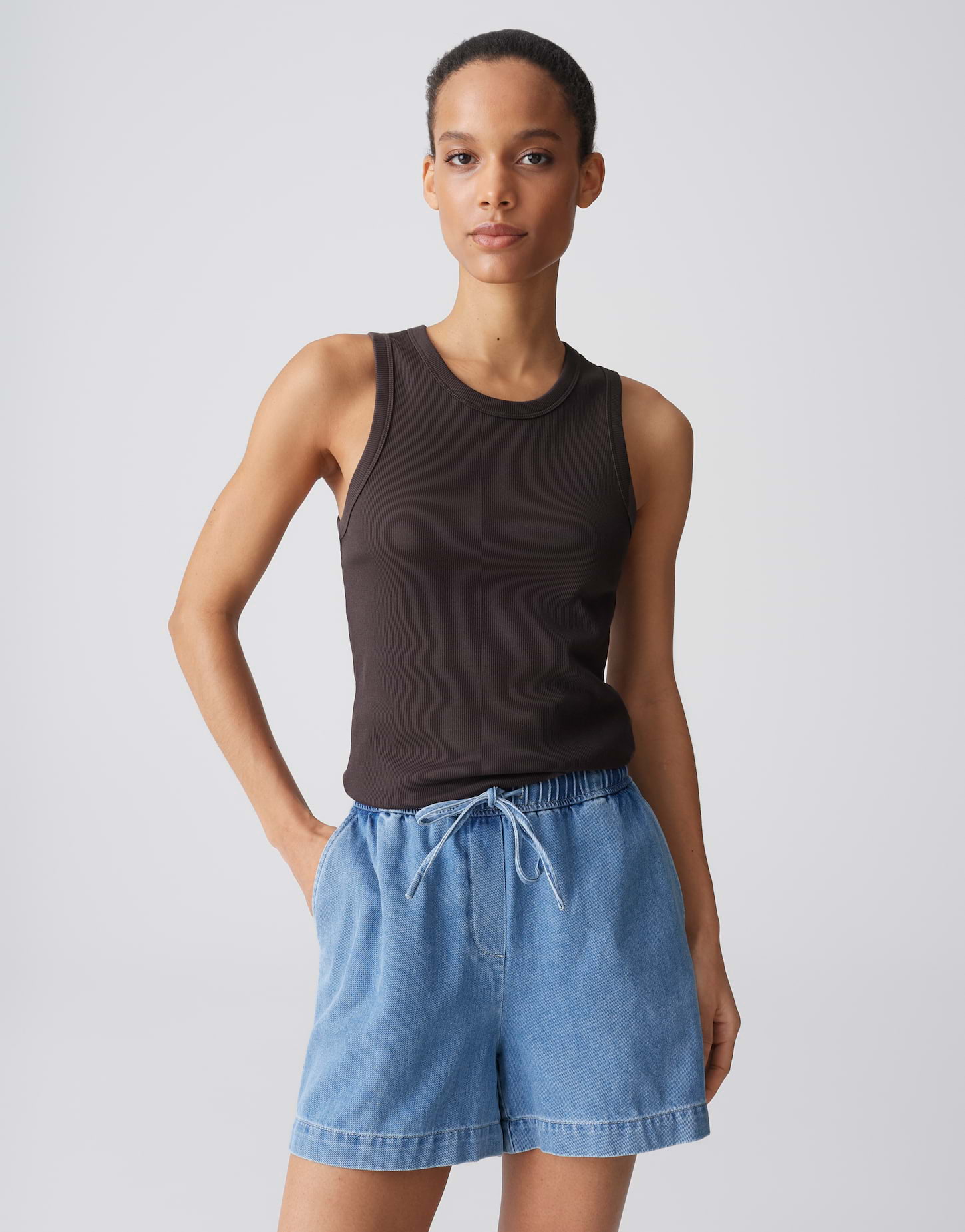 Geripptes Tanktop von Opus