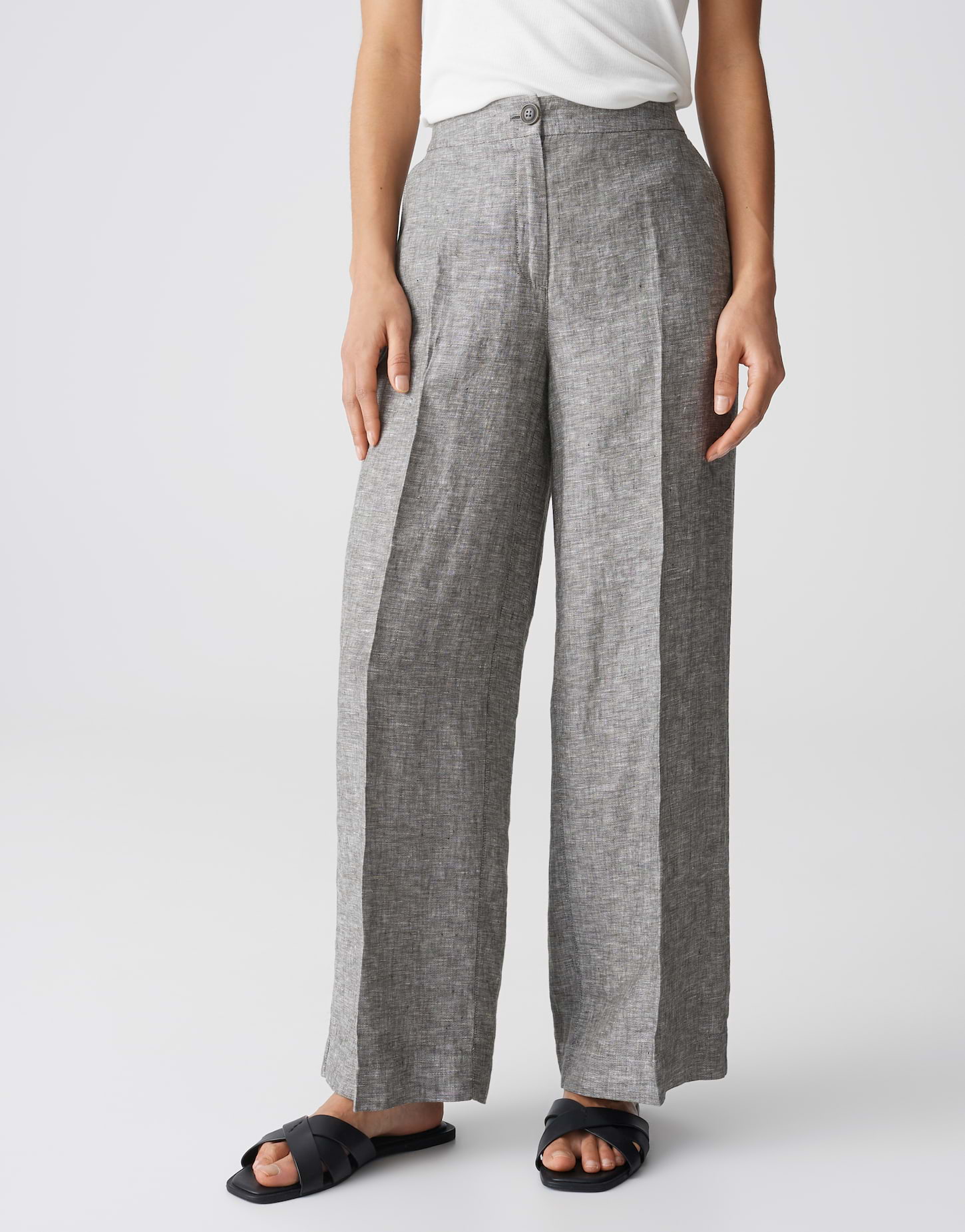 Relaxed City Pants aus reinem Leinen von Opus