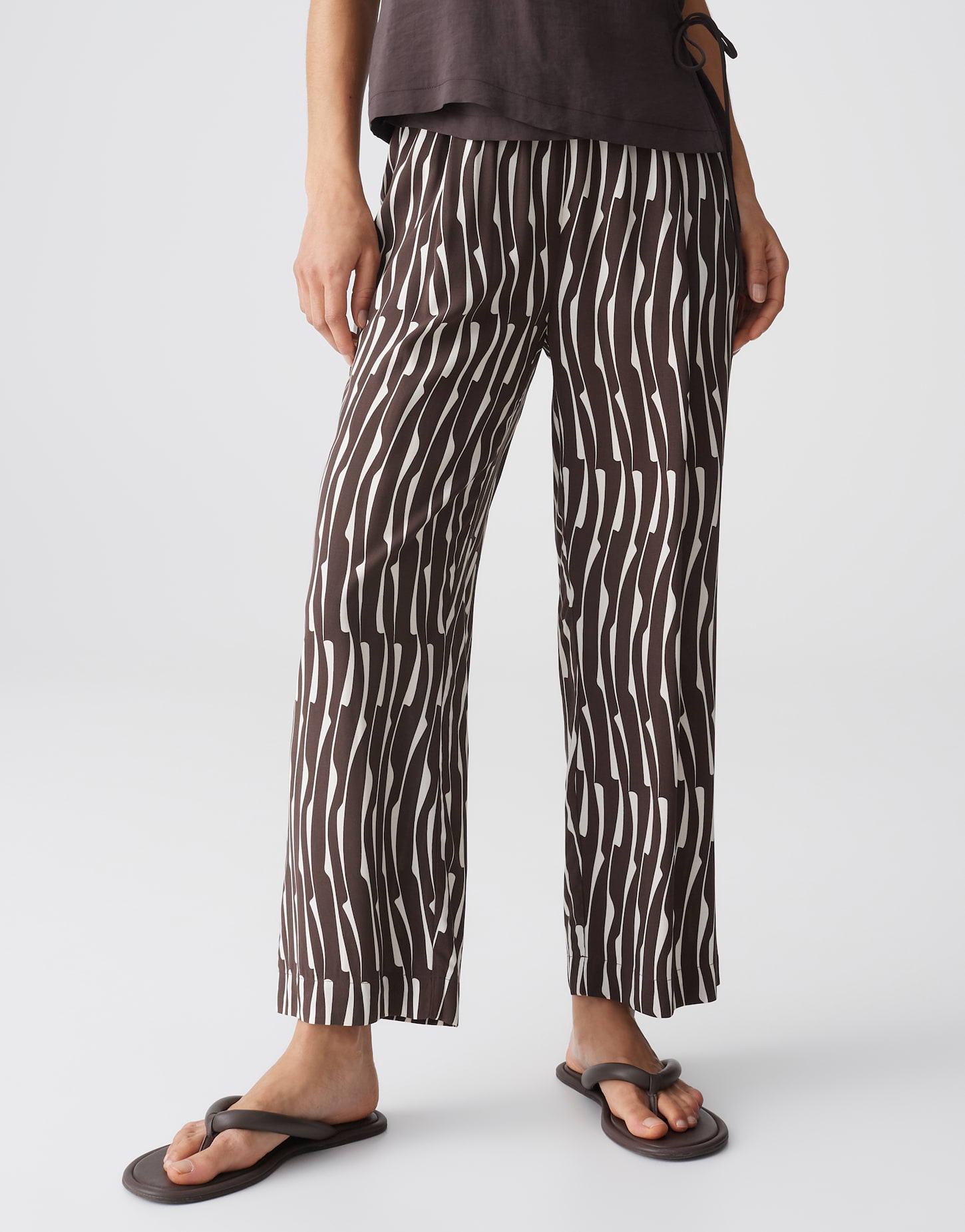 verkürzte Wide Leg Pants von Opus