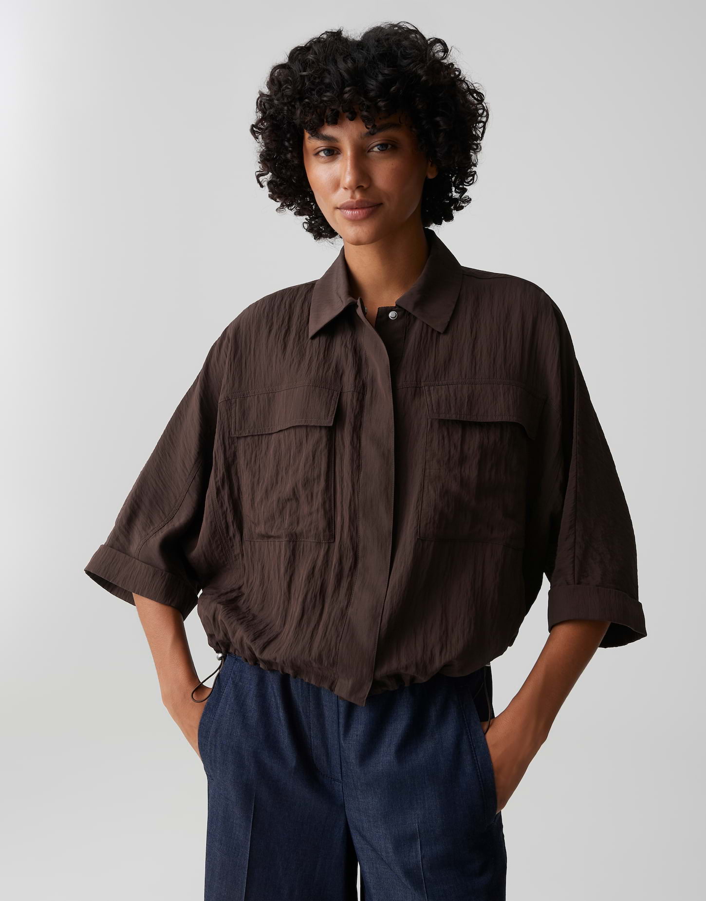 Crashbluse mit Utility Details von Opus