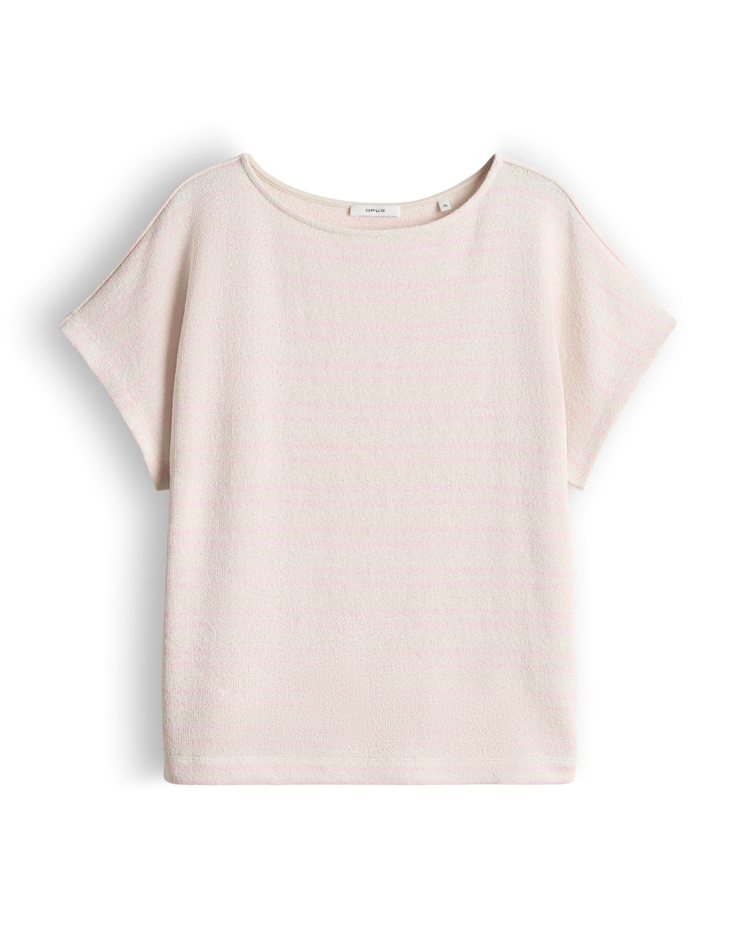 Gestreiftes Jerseyshirt in Strickoptik von Opus