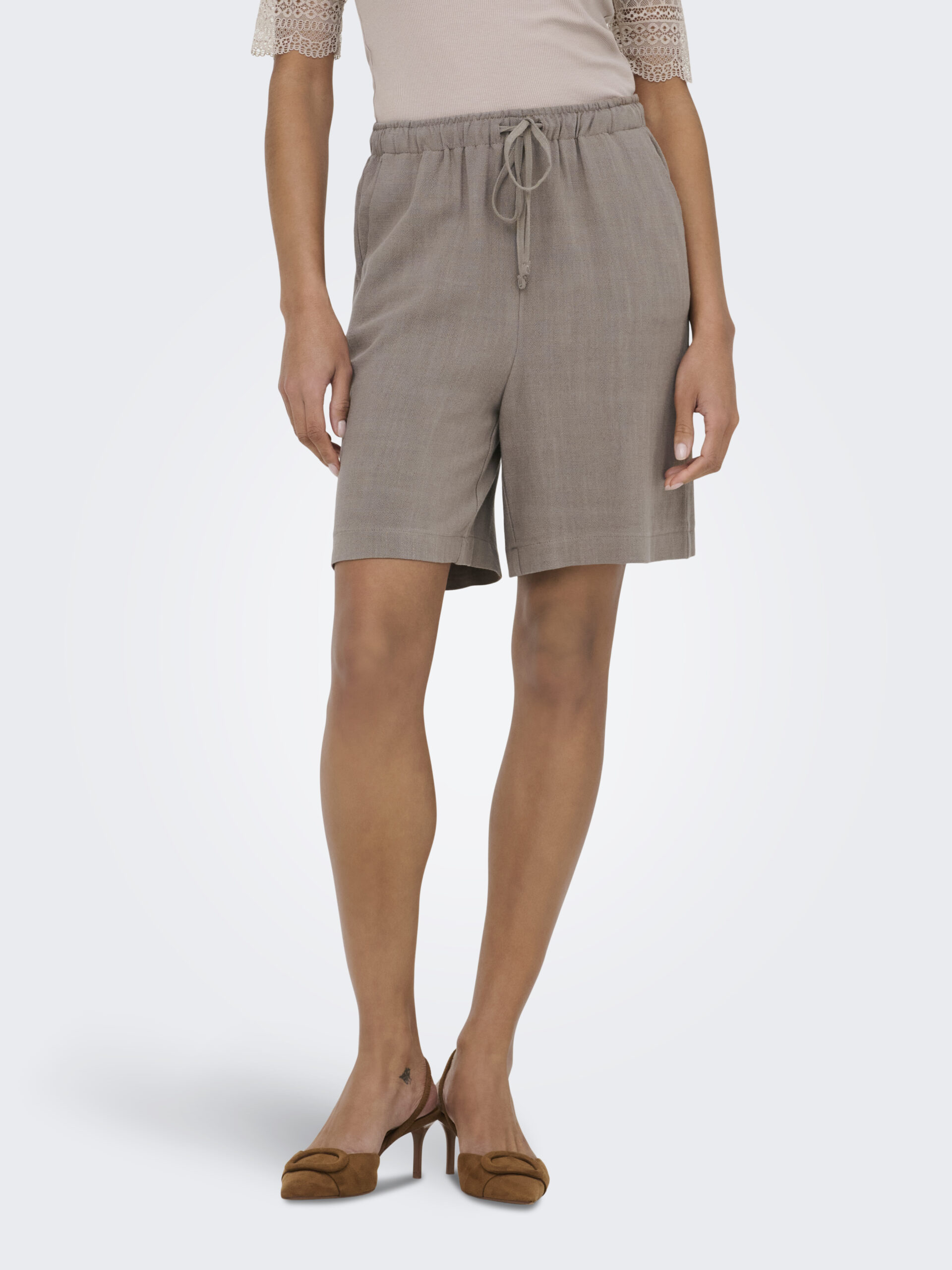 Leinen Short von Only