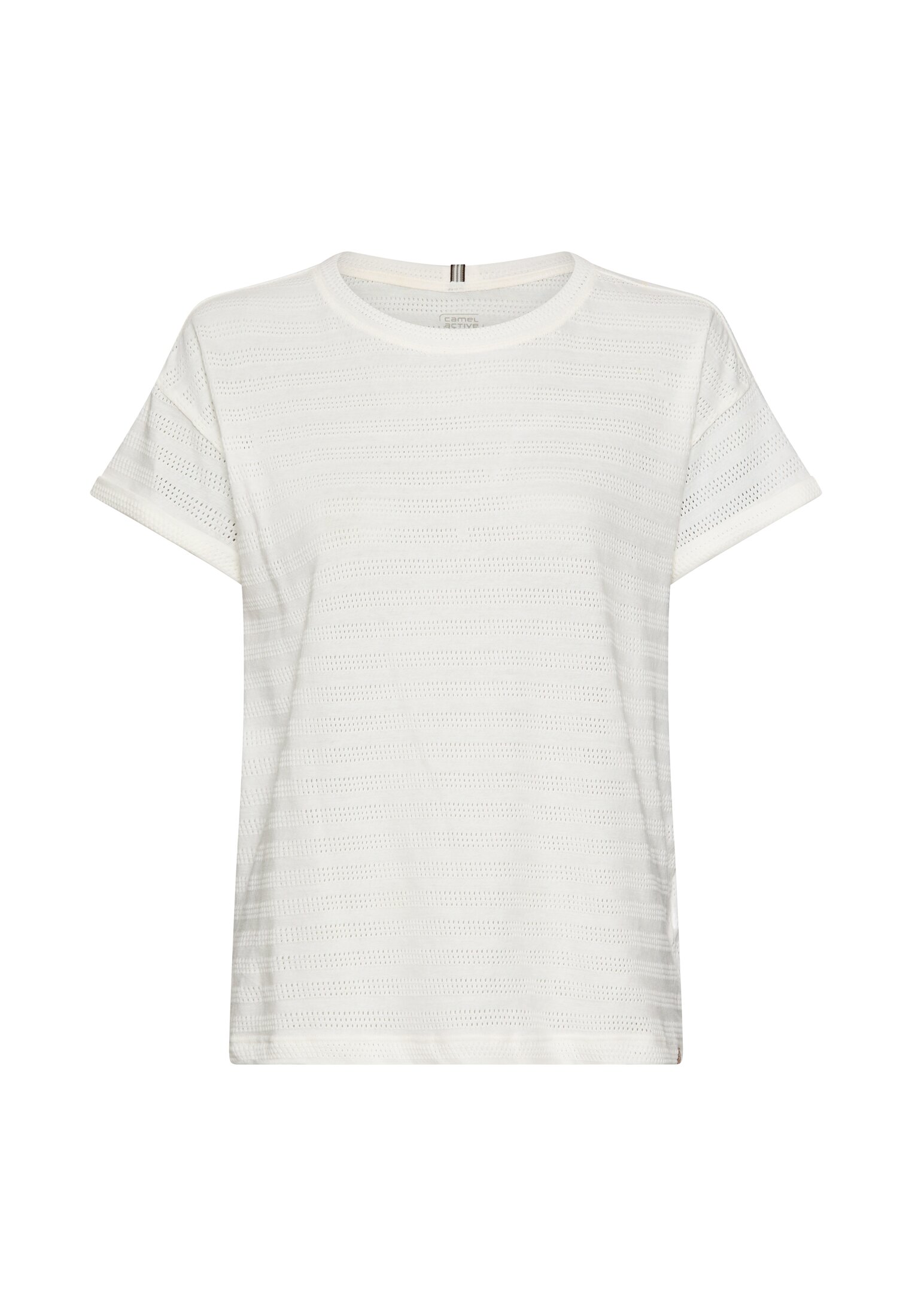 T-Shirt mit Rundhalsausschnitt aus reiner Baumwolle von Camelactive