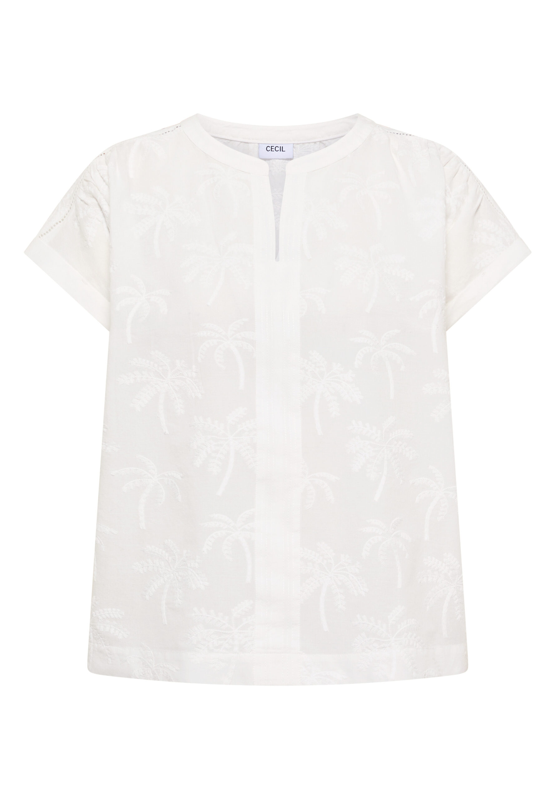 Dropped Shoulder Bluse mit Embroidery von Cecil