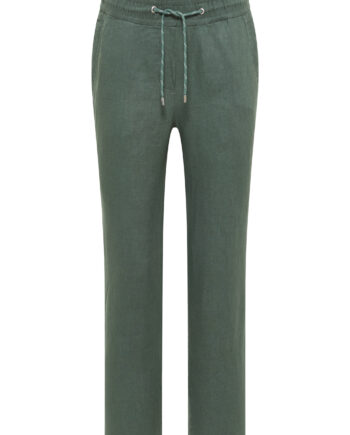 Slim Leg Hose aus Leinen im Casual Fit von Cecil