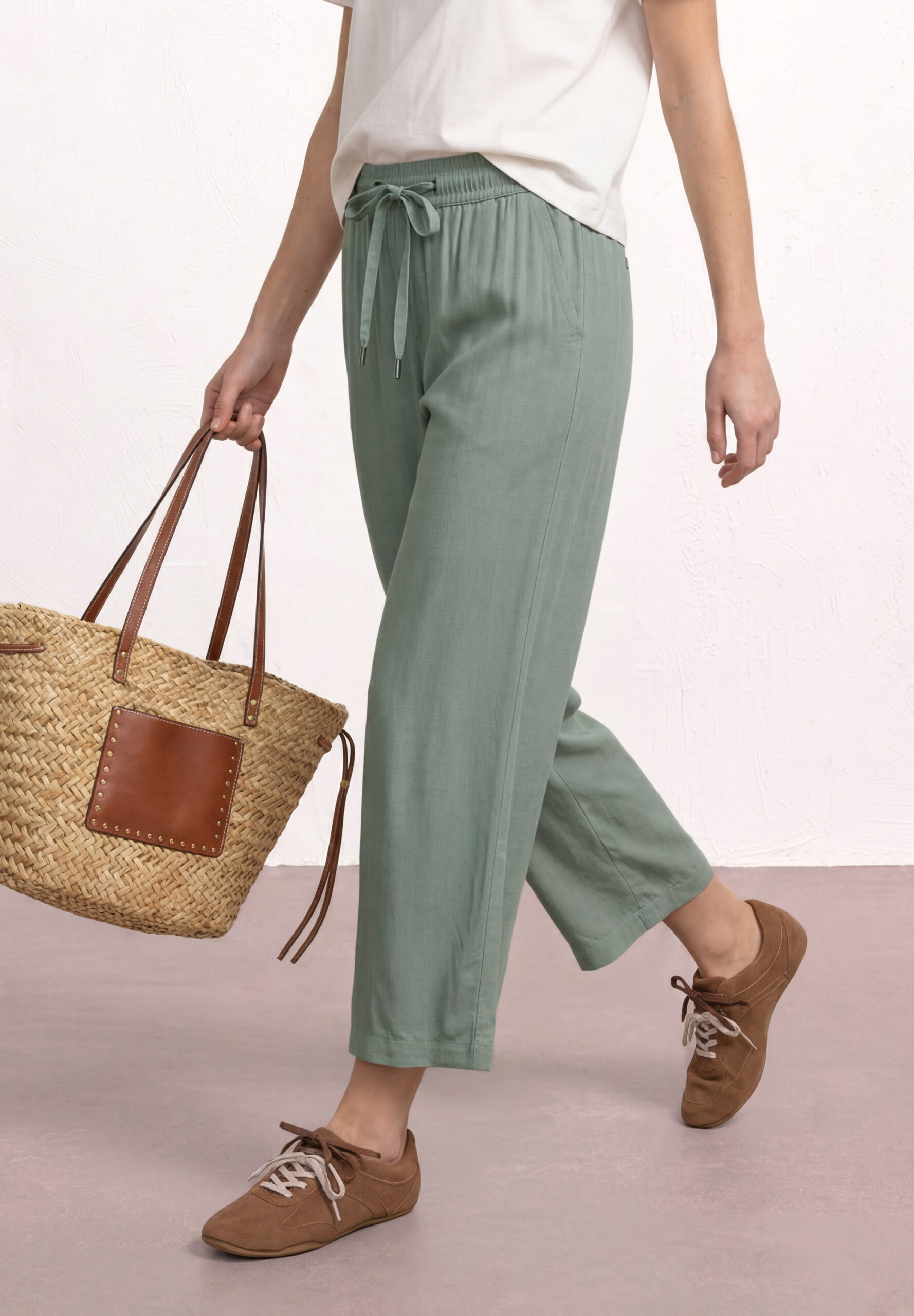 High Waist Wide Leg Hose von Street One