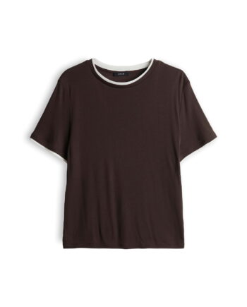 Feines T-Shirt im Layering Look Regular Fit von Opus