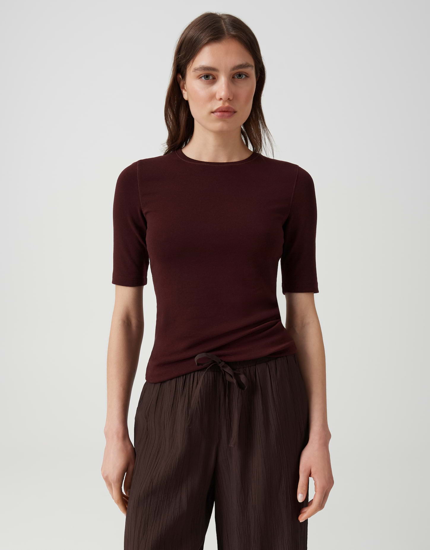 Jerseyshirt mit feiner Mélange von Opus