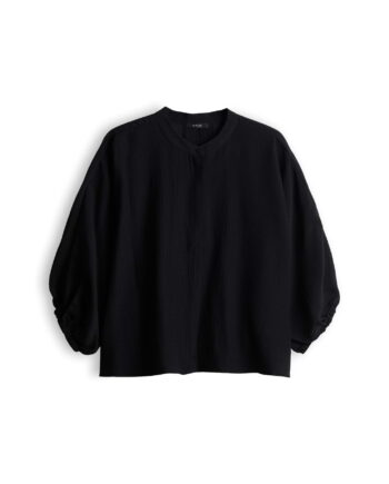 Oversized Bluse aus strukturierter Crinkle von Opus