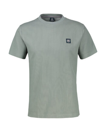 T-Shirt mit Waffelstruktur aus 100 % Baumwolle von Lerros