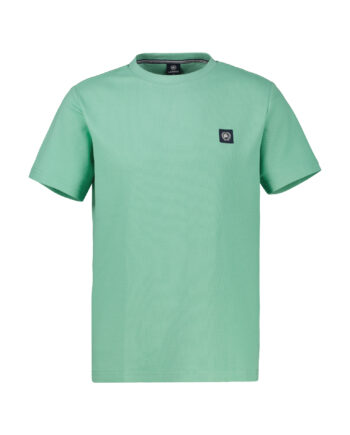 T-Shirt mit Waffelstruktur aus 100 % Baumwolle von Lerros