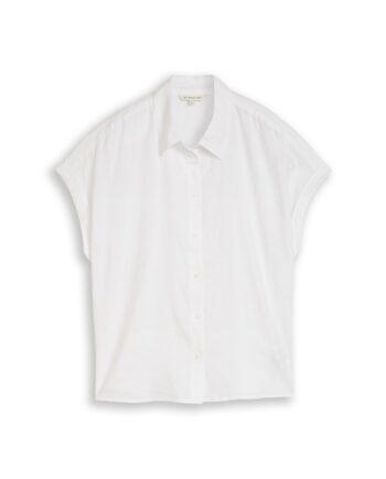 Loose Fit Bluse mit Leinenanteil von Tom Tailor