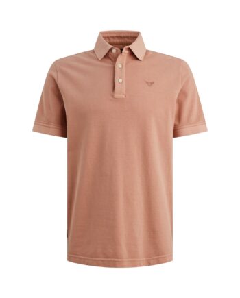 Poloshirt aus Piqué mit Garment-Dye-Waschung von PME Legend