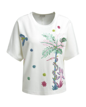 Shirt mit Pailletten  von Milano