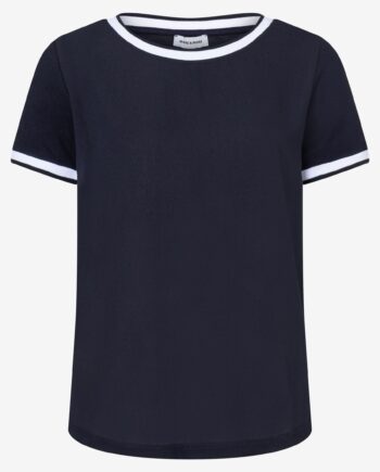 Blusenshirt mit Kontrastabschlüssen von More&More