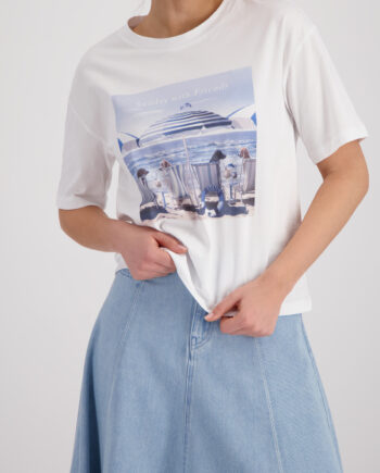 T-Shirt mit Print von Monari