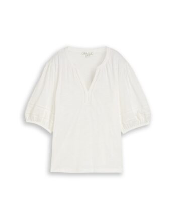 Blusenshirt mit Spitzendetails von Tom Tailor