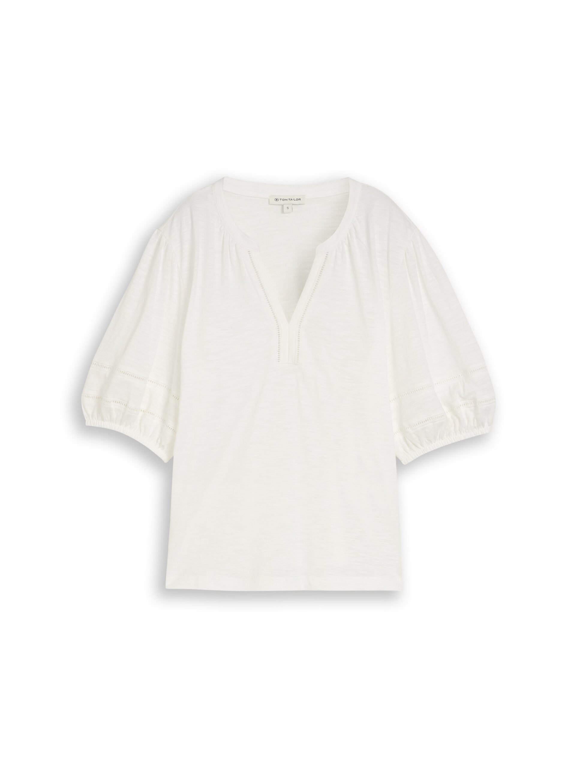 Blusenshirt mit Spitzendetails von Tom Tailor